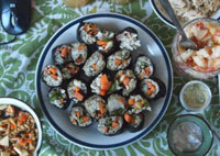 raw sushi recipe, raw food